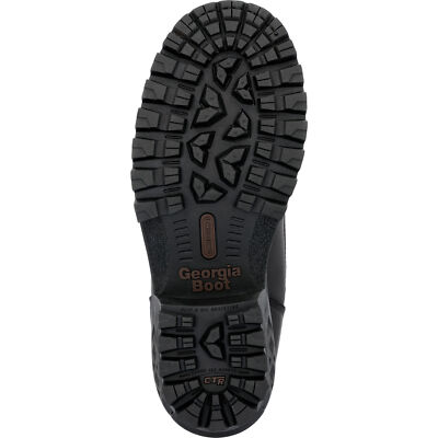 Pre-owned Georgia Boot Ltx Logger Composite Toe Waterproof Work Boot In Black