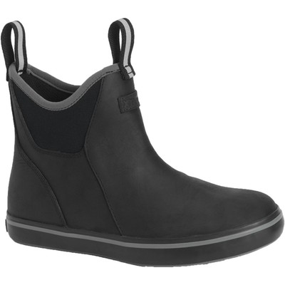 

Женские кожаные ботинки 6 in до щиколотки, Black, XWAL000