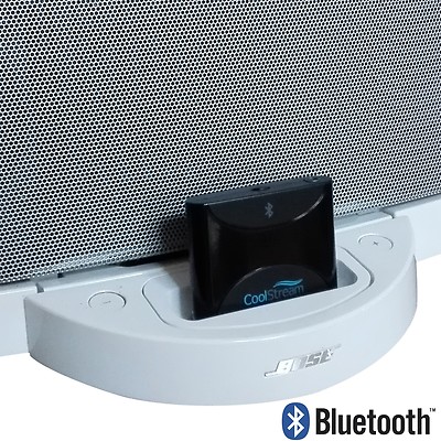 Bluetooth Adapter for Music Works on 30 Pin Bose SoundDock Models CoolStream Duo