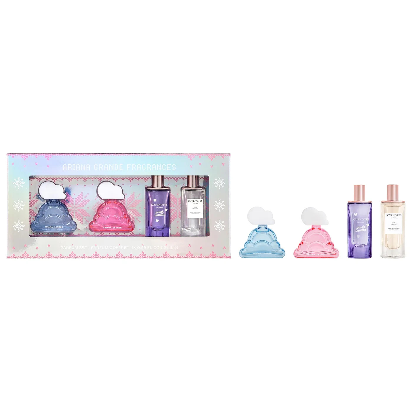 Ariana Grande Deluxe Mini Perfume Sampler Set inc Love Notes 0.25