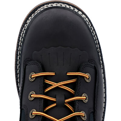 Pre-owned Georgia Boot Ltx Logger Composite Toe Waterproof Work Boot In Black