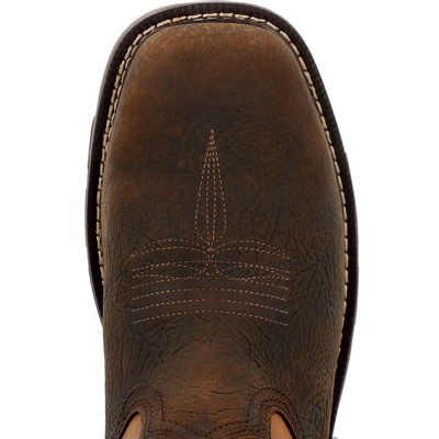 Pre-owned Georgia Boot Carbo-tec Flx 11" Waterproof Pull On Work Boot In Brown