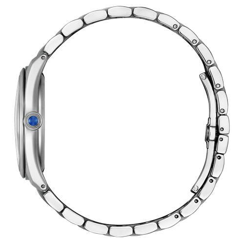 Pre-owned Citizen Silver Womens Analogue Watch L Series Em1140-80d