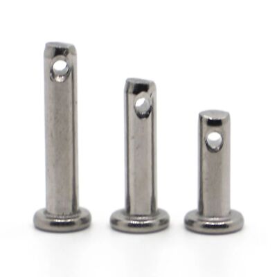 Stainless Steel Axis Pin Rolls Flat Head Cylindrical Pin with Hole Locating Pins