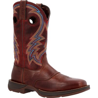 Rebel by Durango  Burnished Pecan Fire Brick Western Boot