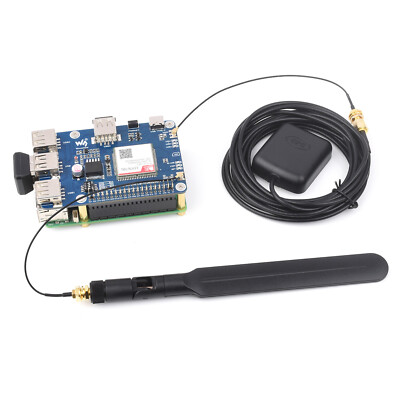 4G LTE Cat-1 GNSS USB HUB Board HAT for RPI Raspberry Pi 0 Zero 2 W 3B Plus 4 5
