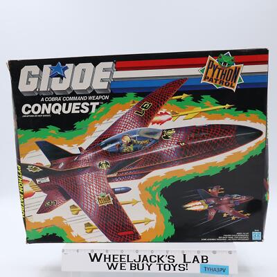 Conquest X-30 100% Complete GI Joe Python Patrol 1989 Hasbro Vehicle NEW MIB