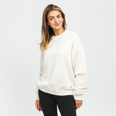

Reebok Classics Non Dye Crewneck Женская неокрашенная спортивная толстовка с круглым вырезом, Бежевый