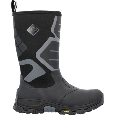 Pre-owned Muck Boots Men's Apex Pro Vibram Arctic Grip All-terrain Boot In Black