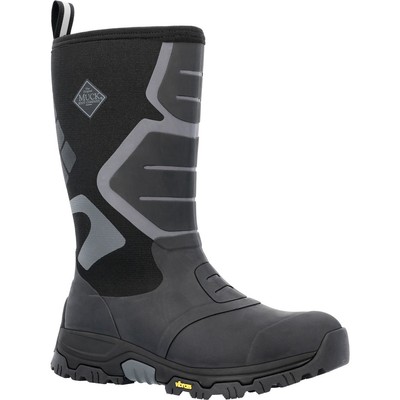 Pre-owned Muck Boots Men's Apex Pro Vibram Arctic Grip All-terrain Boot In Black