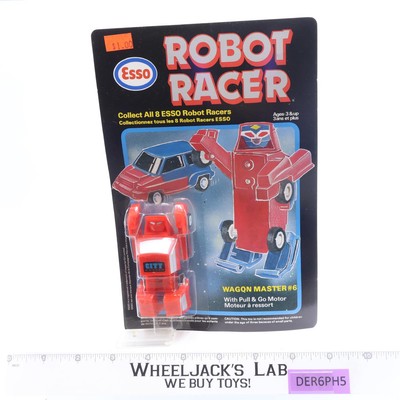 Wagon Master #6 W/Friction Motor Gobot KO Robot Racer 1980s Esso Figure MOSC