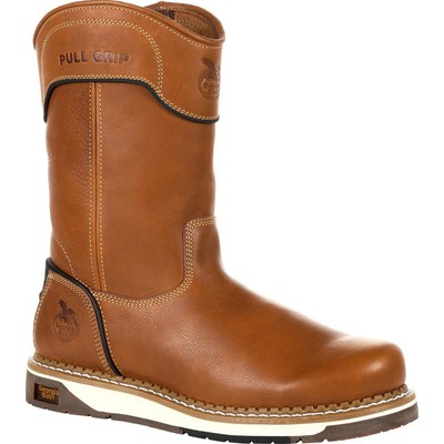 

Рабочие ботинки на танкетке Georgia Boot AMP LT без застежки, Brown, GB00349