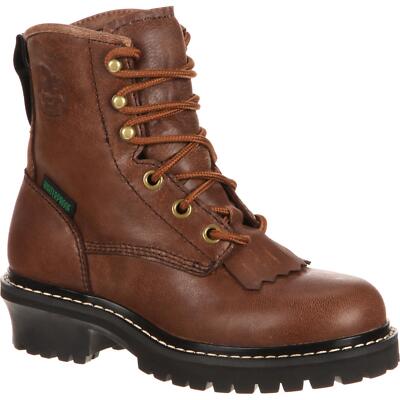 

Водонепроницаемый лесоруб Georgia Boot Big Kid, Brown, GB00019