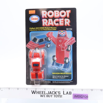 Wagon Master #6 W/Friction Motor Gobot KO Robot Racer 1980s Esso Figure MOSC