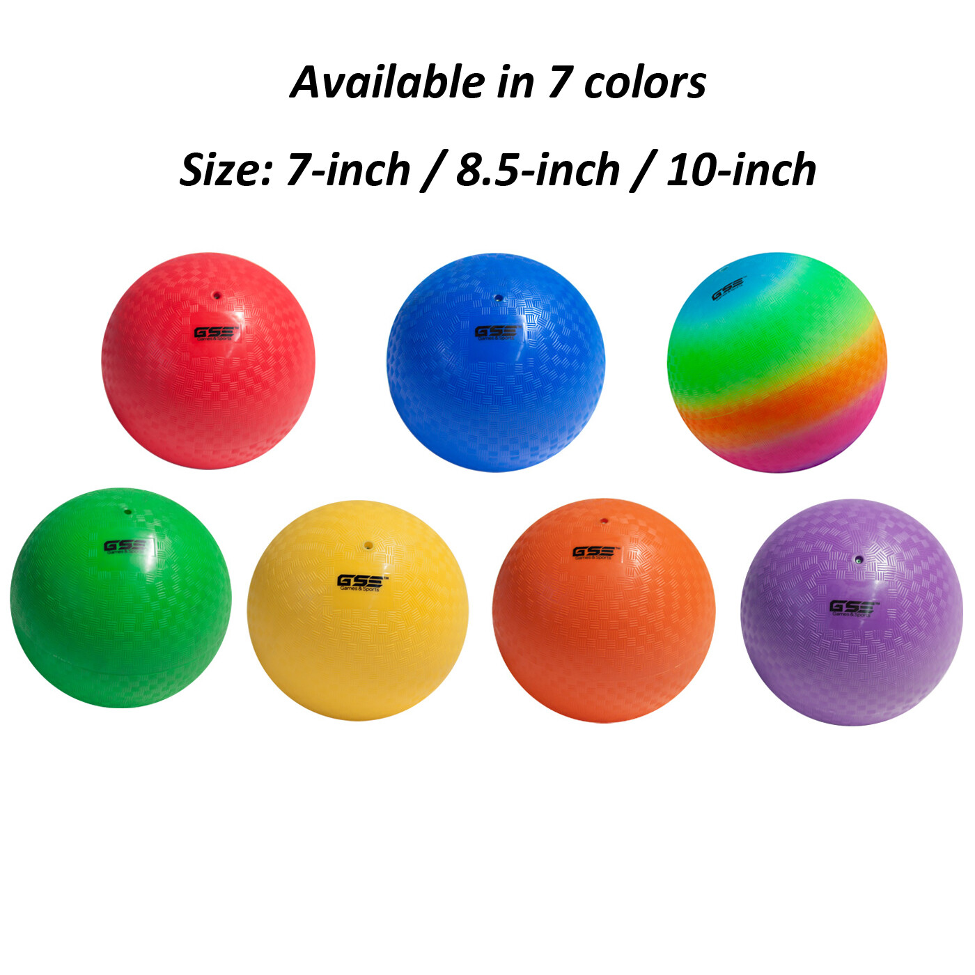 ●KNG / 4 My Ballas Mikasa 4-Square Rubber Playground Ball, 8-1/2 Inch, Neon