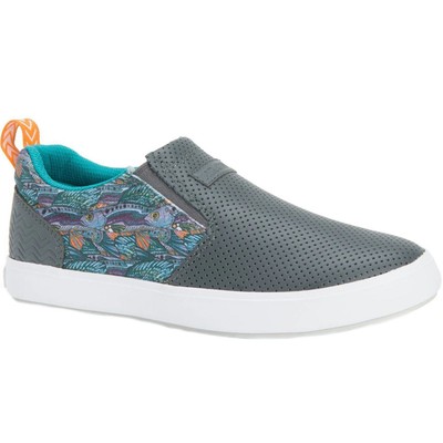 

Женская одежда Fishe Leather Sharkbyte Deck Shoe, Grey, XSW7GG
