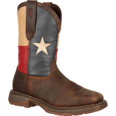 

Ботинки в стиле вестерн Rebel by Durango со стальным носком Texas Flag, Dark brown and texas flag, DB021