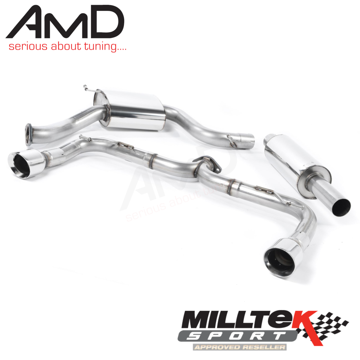 Volkswagen Golf MK7 GTi (including GTi Performance Pack, Clubsport & Clubsport S models) 2013-2016 Cat-back Exhaust - US Version - Polished Tips Volkswagen Golf MK7 GTi (including GTi Performance Pack, Clubsport & Clubsport S models) 2013-2016 Cat-back Exhaust - US Version - Polished Tips