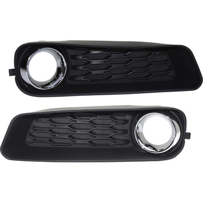 Fog Light Trim Set For 2011-2014 Dodge Avenger Left & Right w/Fog Light Hole 2Pc