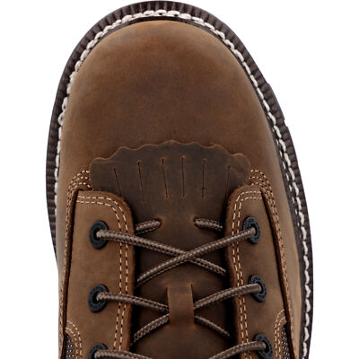 Pre-owned Georgia Boot Ltx Logger 9" Composite Toe 400g Insulated Waterproof Work Boot In Brown