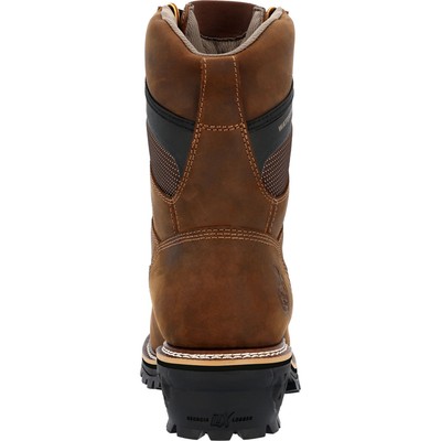 Pre-owned Georgia Boot Ltx Logger Waterproof Work Boot In Crazy Horse