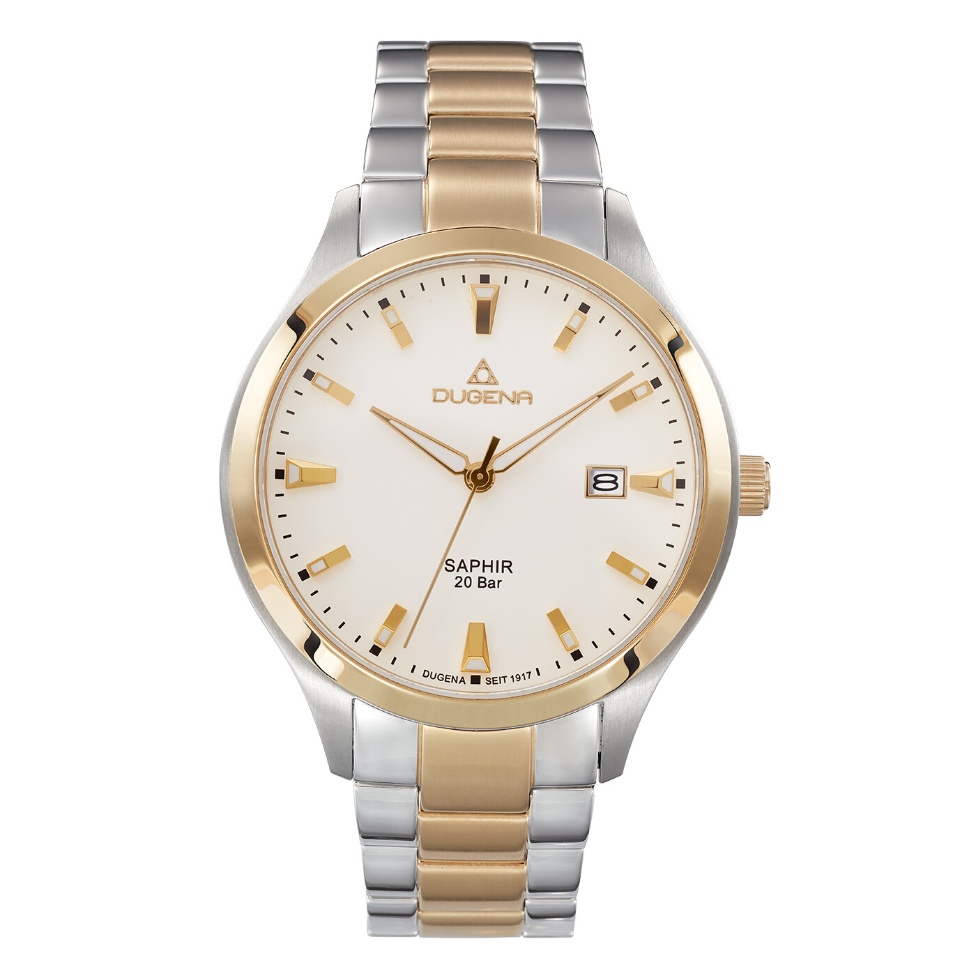 Orologio Dugena Vento Uomo 4461068 – Quarzo, Cassa Acciaio 40mm, Vetro Zaffiro, Quadrante Nero, Impermeabile 10 Bar