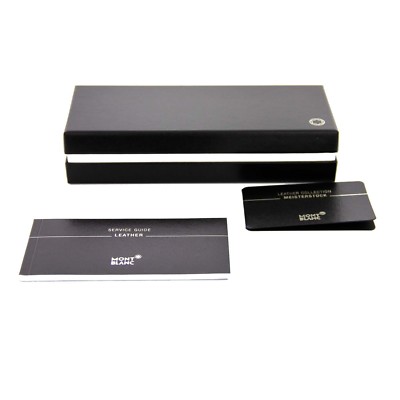 Pre-owned Montblanc Meisterstück Wallet 6 Cc In Black