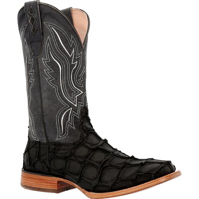

Ботинки Durango Premium Exotics Matte Black Pirarucu Western, DDB0381