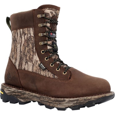 

Водонепроницаемые утепленные походные ботинки Rocky Rampage на шнуровке 800G, Mossy oak bottom land, RKS0598