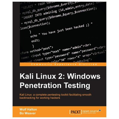 Kali Linux 2: Windows Penetration Testing Paperback by Wolf Halton