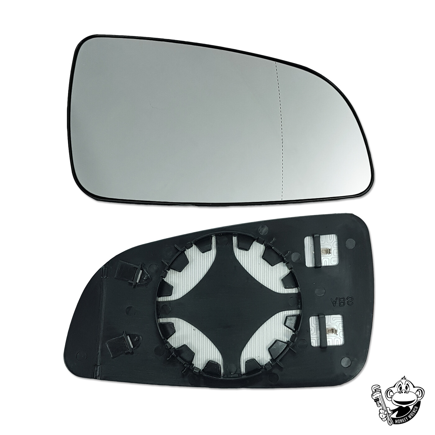 fits VAUXHALL ASTRA H DRIVER SIDE WING MIRROR GLASS RIGHT HEATED 2004