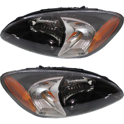 Headlight Set For 2000-07 Ford Taurus Left & Right Side 3F1Z13008AA 3F1Z13008AB