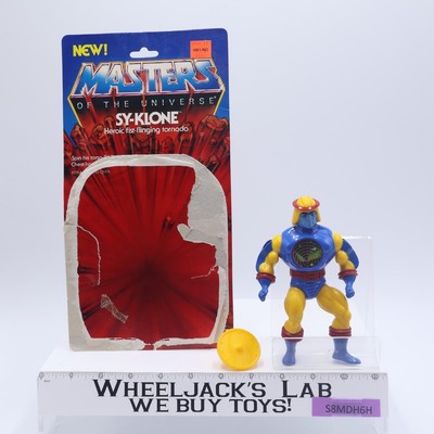 Sy-Klone W/12 Cardback 100% Complete He-Man MOTU 1984 Vintage Action Figure