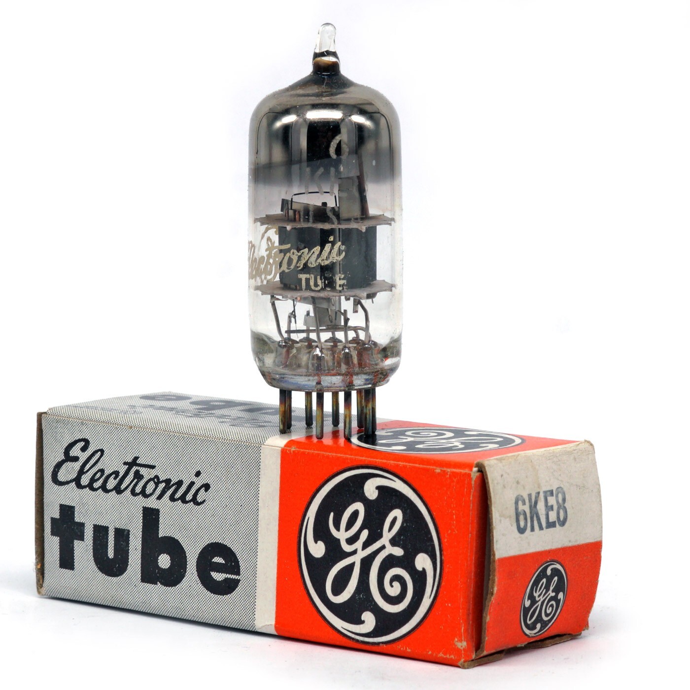6KE8 GE NOS Tube Röhre Lampe TSF Valvola Valvula Valve