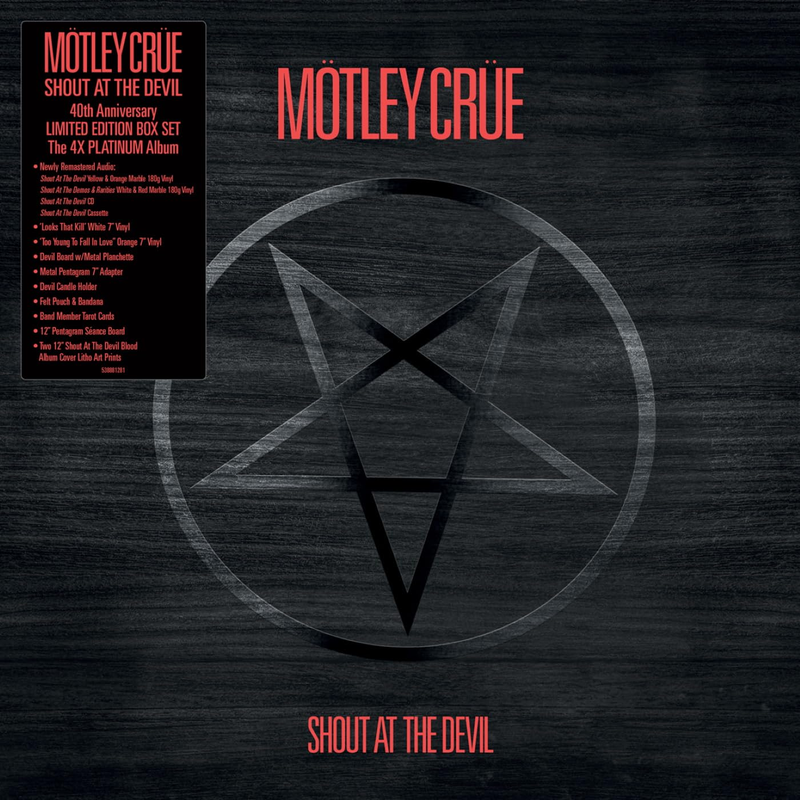 Motley Crue -Shout at the Devil 40Th Anniversary Super Deluxe Box