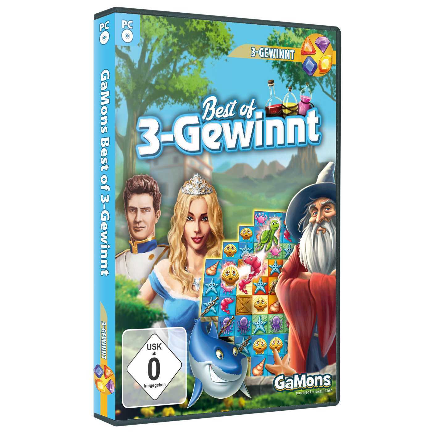 GaMons Best of 3 Gewinnt PC Match 3 Spiel NEU&OVP