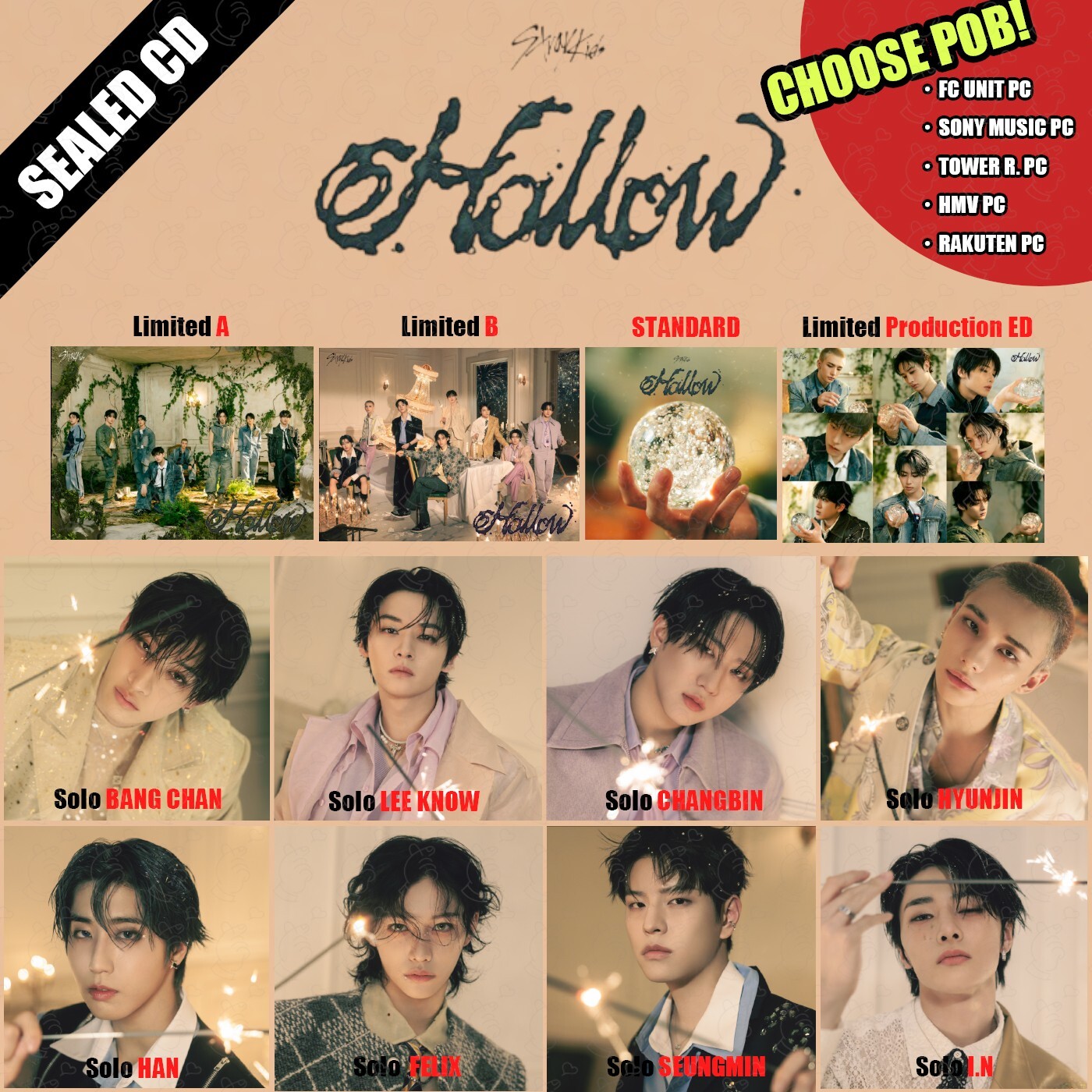 Stray Kids ミニカーペット FC限定 ストレイキッズ スキズ ミニ カーペット 全8種類 コンプリート