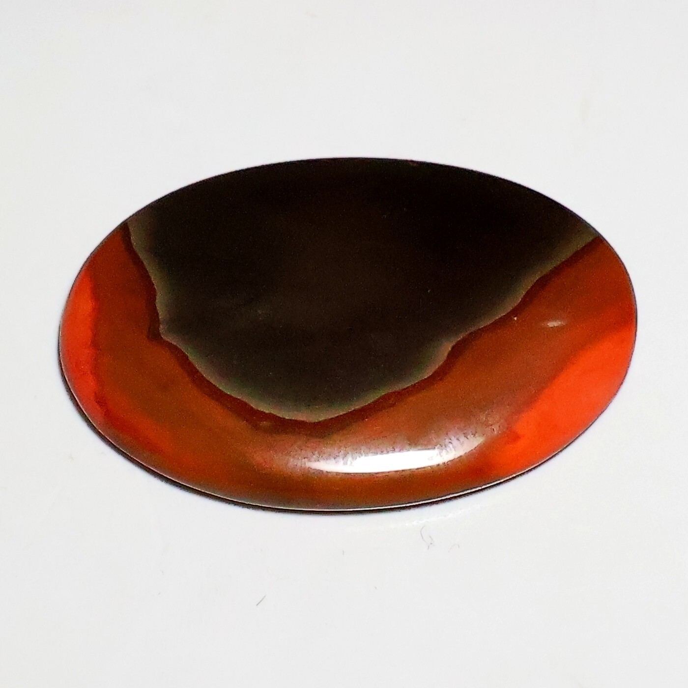 57 Ct 5X29X44 mm Natural Poligram Owhyee Jasper Oval