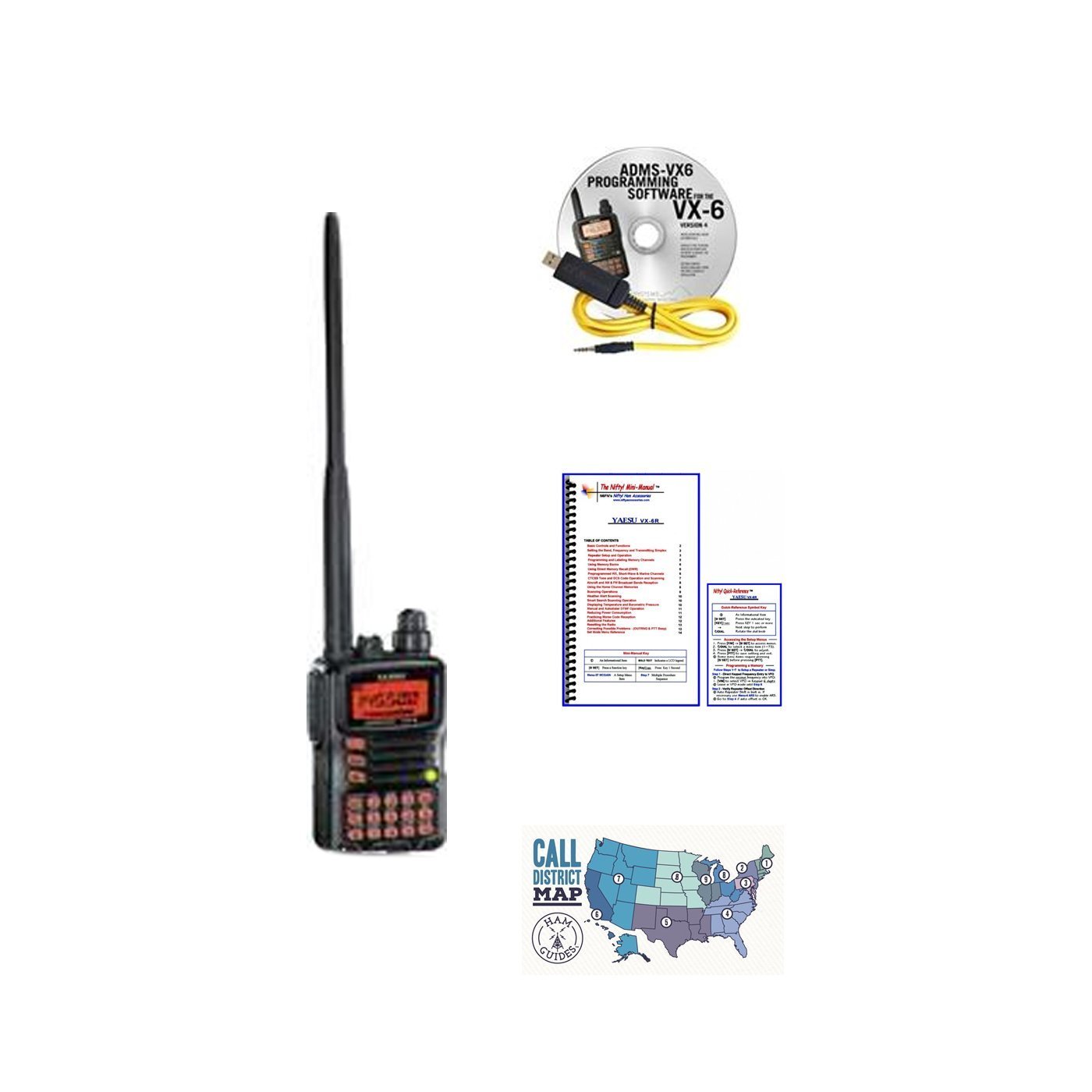 Yaesu VX6R Radio and Accessories Bundle eBay
