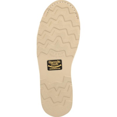 Pre-owned Georgia Boot Wedge Waterproof Work Boot In Brown
