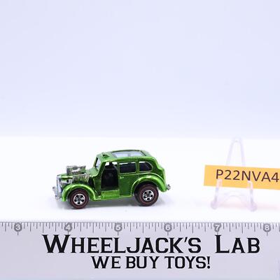Cockney Cab Light Green 1970 Redline Hot Wheels Mattel Vintage RL NICE!!