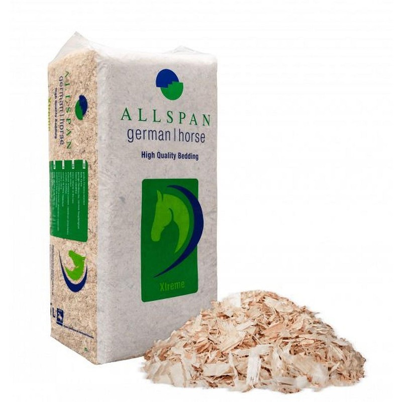 Allspan German Horse HobelspÃ¤Ne Xtreme Tiereinstreu Pferd SpÃ¤Ne SÃ¤GespÃ¤Ne 110l