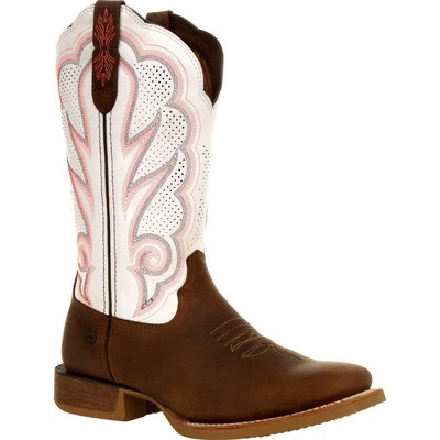 

Женские белые вентилируемые ботинки в стиле вестерн Durango Lady Rebel Pro, Trail brown and white, DRD0392