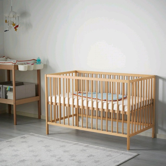 ikea wooden cot