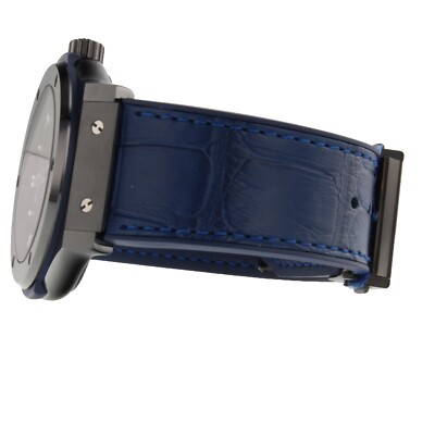 Pre-owned Hublot Classic Fusion Blue Ceramic Automatic 42 Mm Watch 542.cm.7170.lr