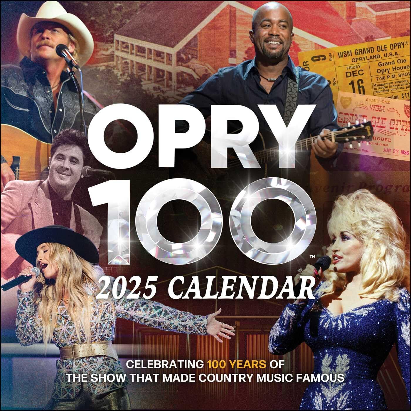 GRAND OLE OPRY - 2025 WALL CALENDAR - BRAND NEW - MUSIC 773549 | eBay