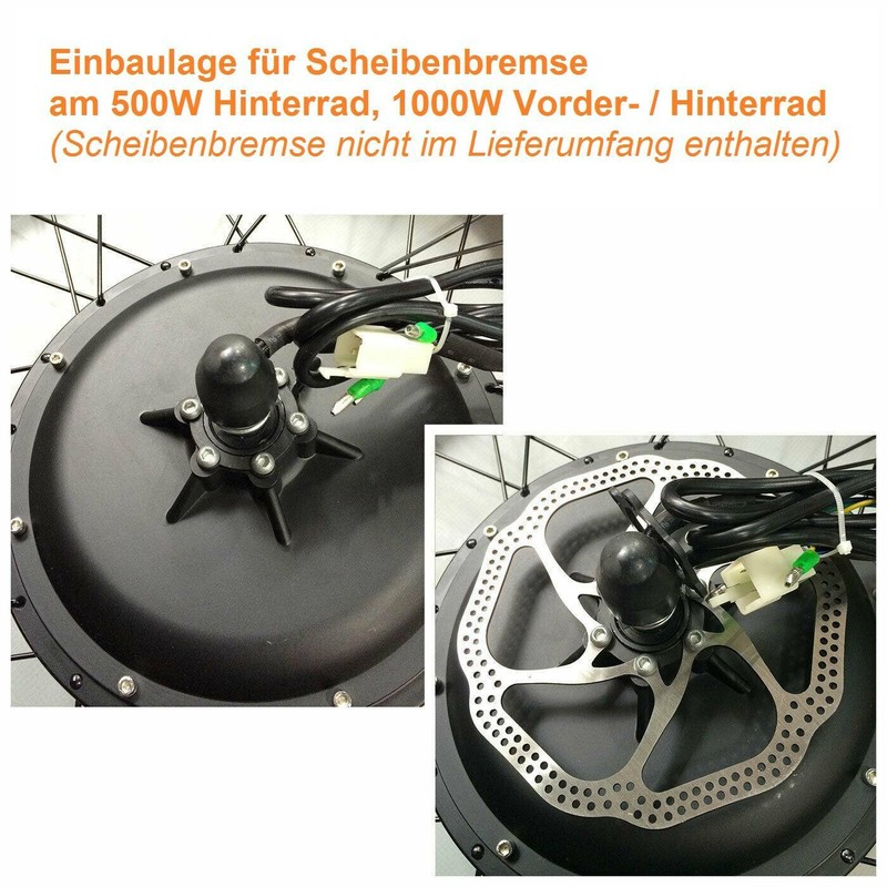 motore senza spazzole mozzo ruota bicicletta 48v 1000w