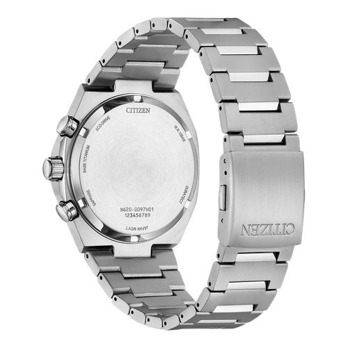 Pre-owned Citizen Silver Mens Chronograph Watch Ca4610-85l
