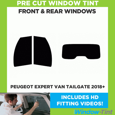 Für Peugeot Expert Van Heck 2018 + Voll Vor Cut Fenster Getönt Set Vorne &