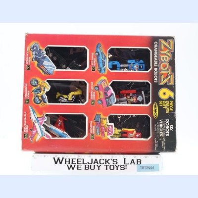 6 Piece Deluxe Gift Set Zybots ZybotZ 1984 Remco Vintage Action Figures